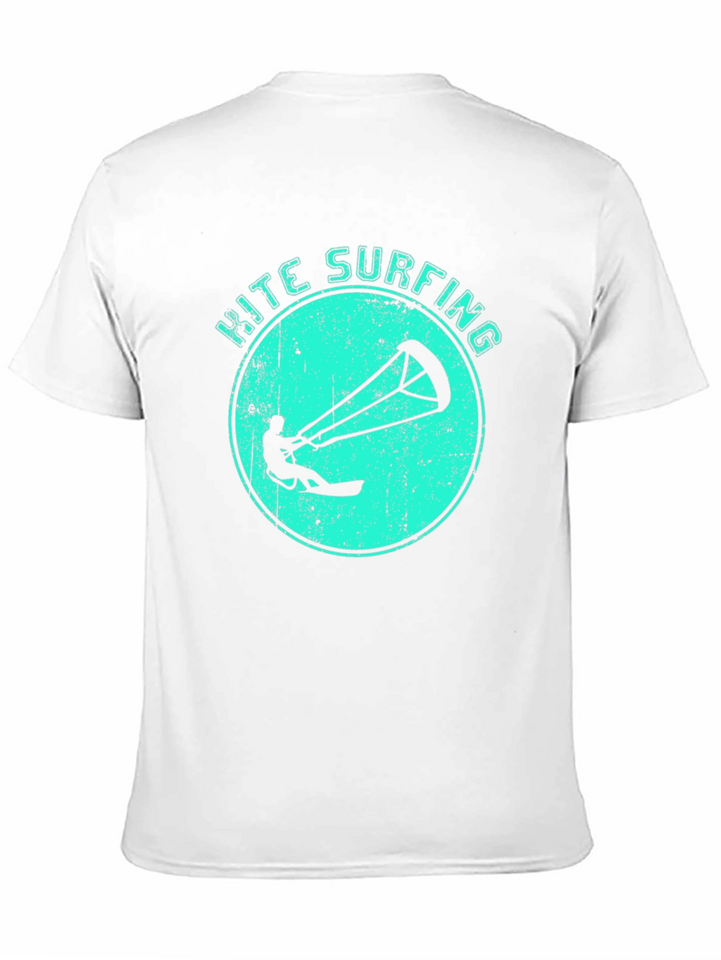 Kite Surfing Black Graphic Tee