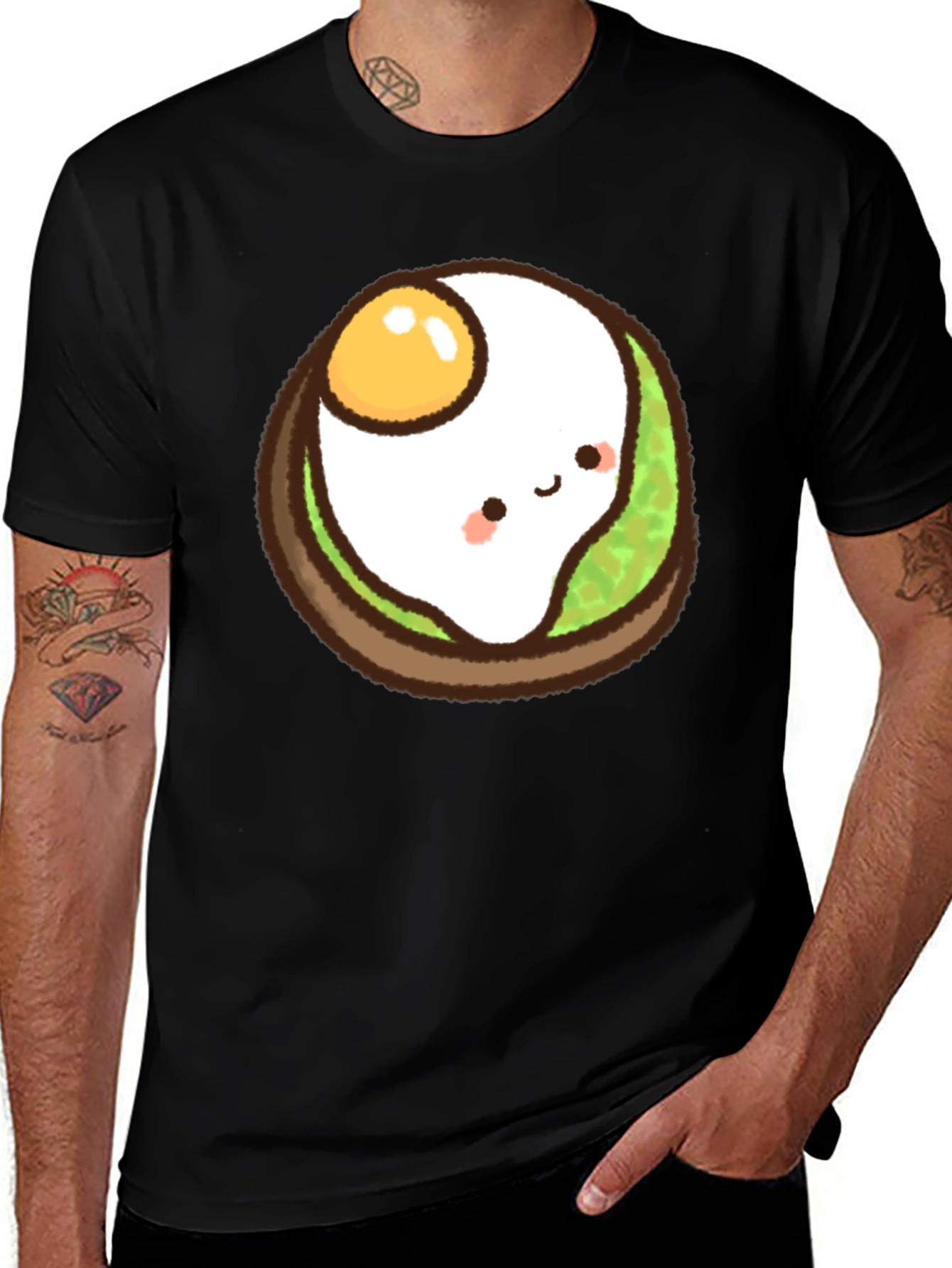 Cute Avocado Toast Graphic T-Shirt