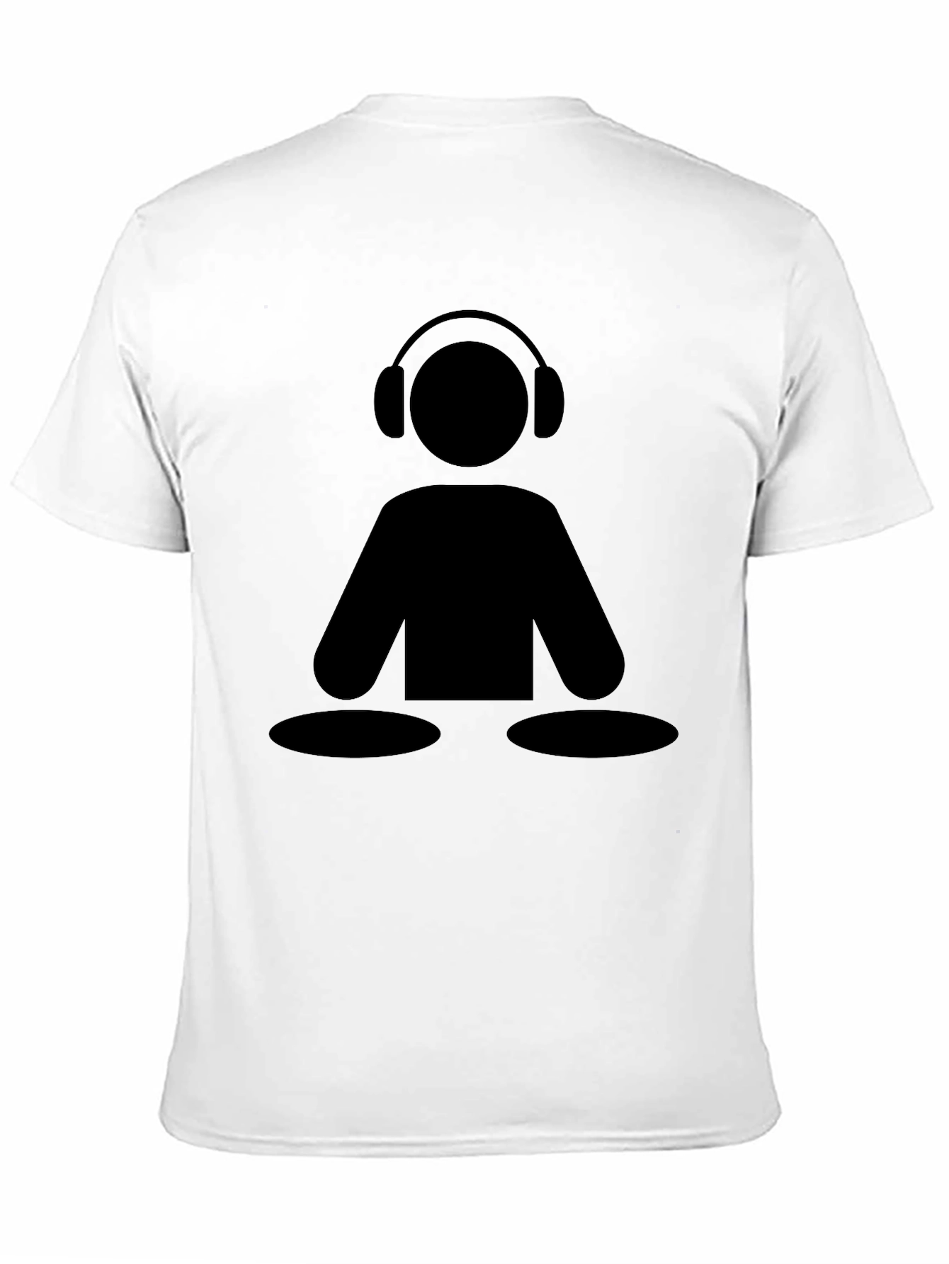DJ Icon Black Graphic Tee - Music Lover Shirt