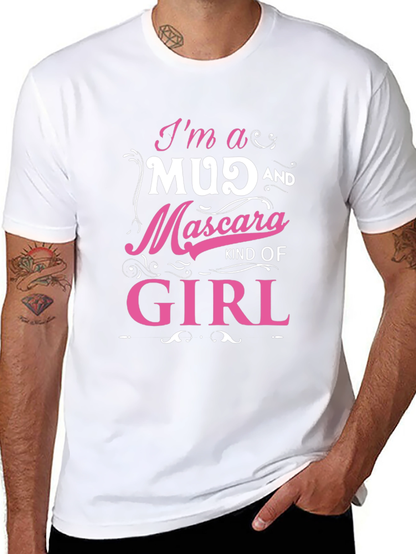 Mud & Mascara Girl Graphic Tee - Fun T-Shirt