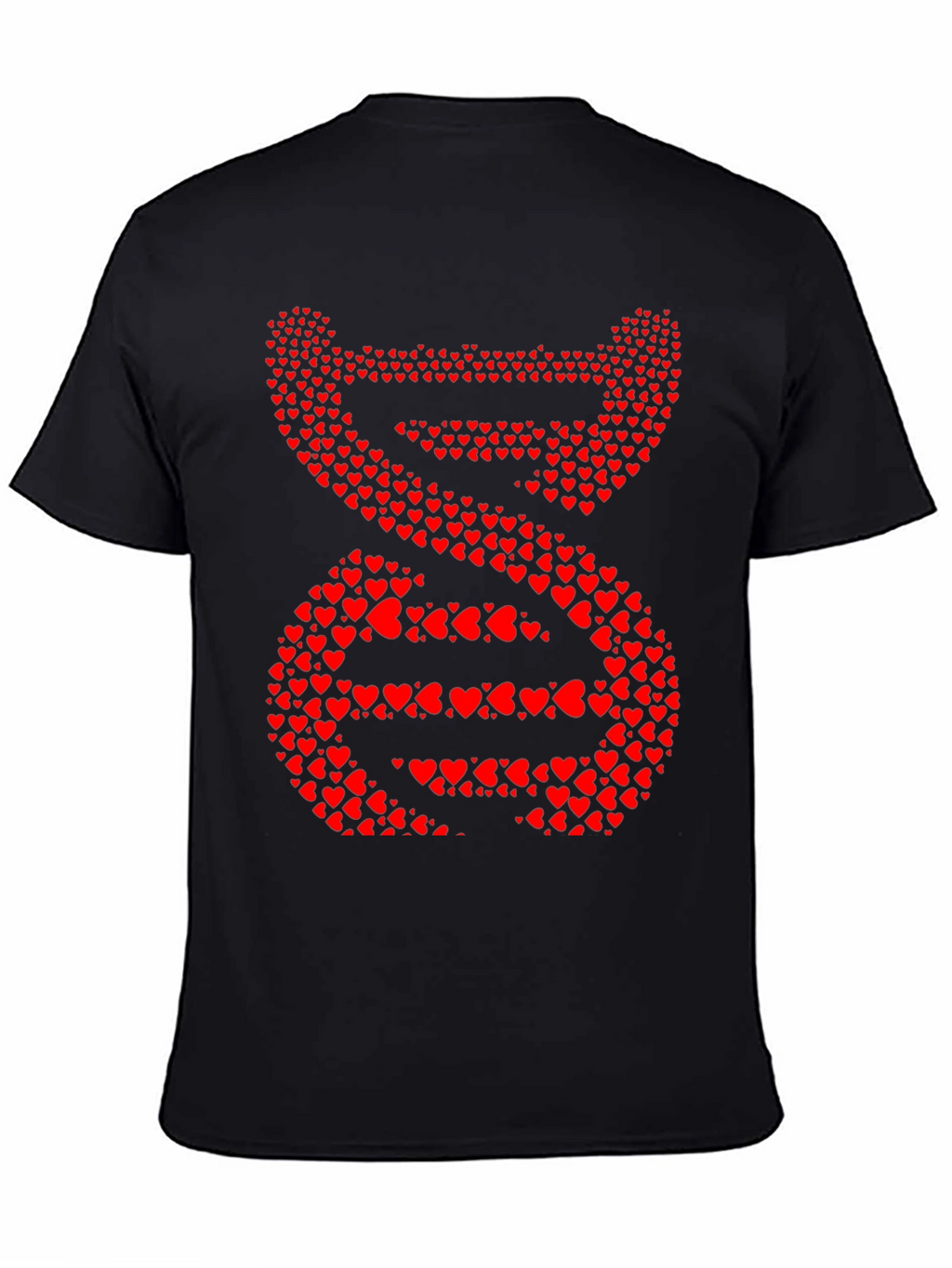 Heart DNA Graphic Tee - Mens Black T-Shirt