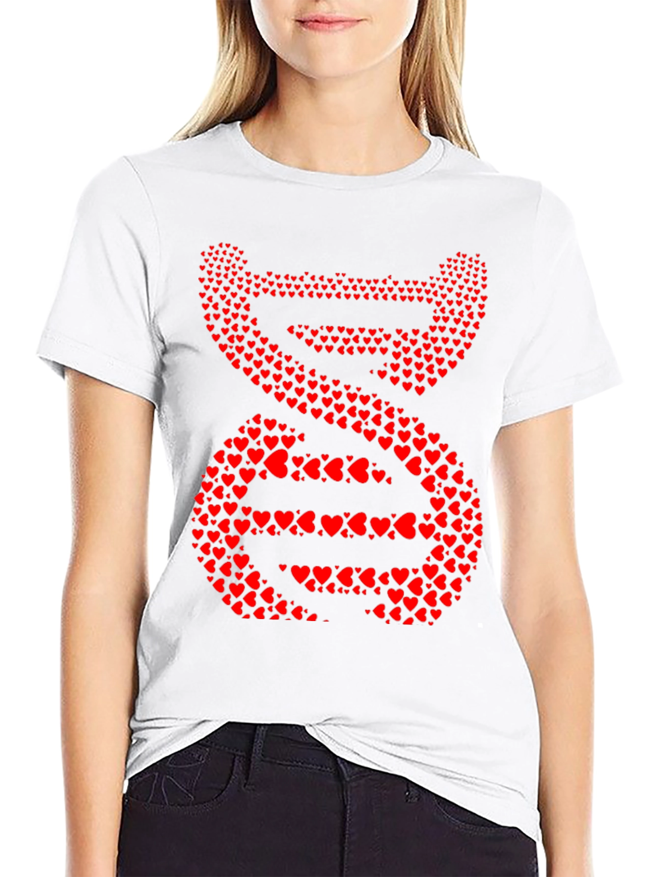 Heart DNA Graphic Tee - Mens Black T-Shirt