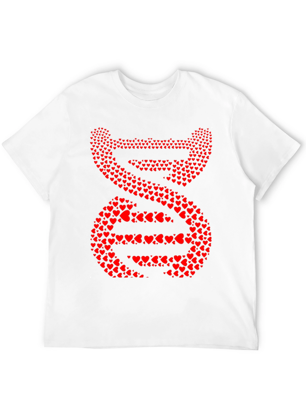 Heart DNA Graphic Tee - Mens Black T-Shirt