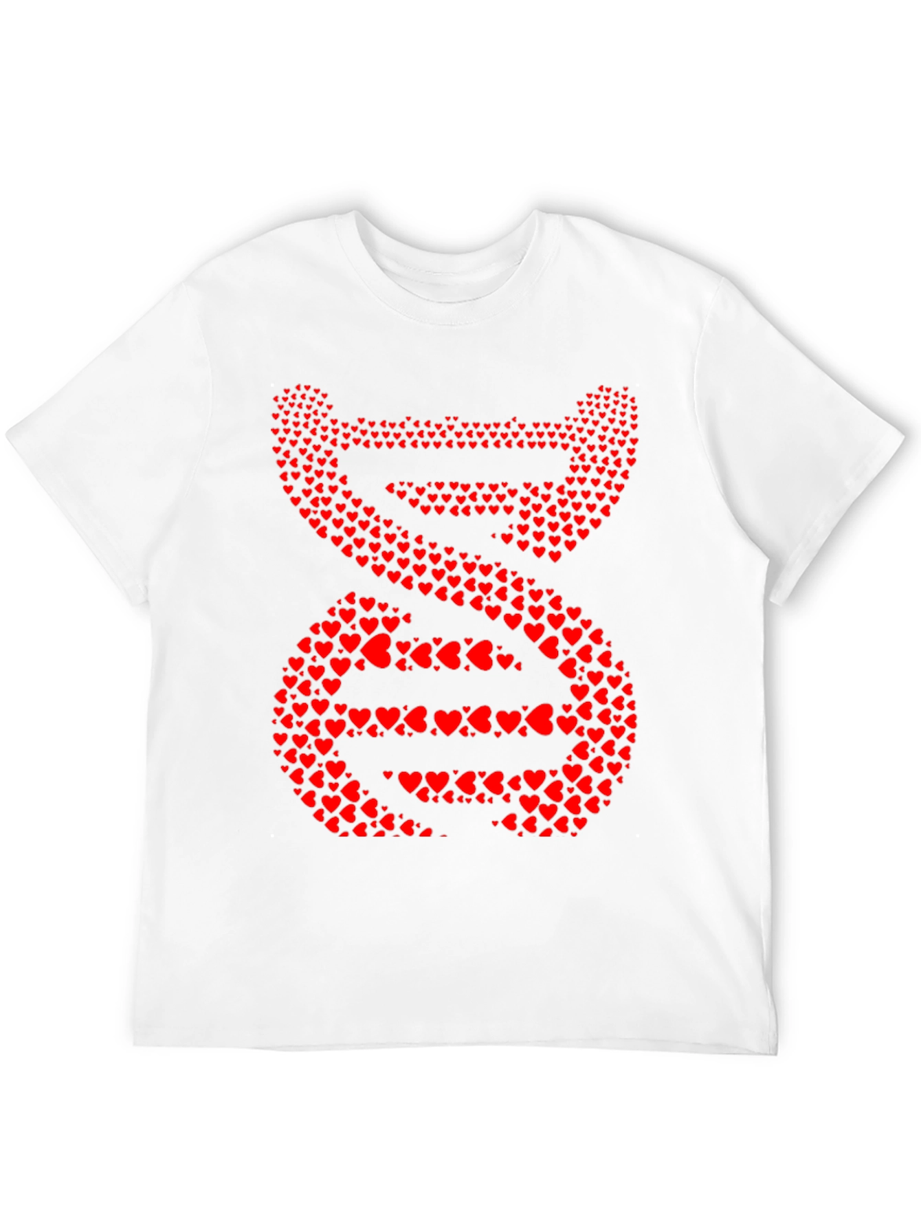 Heart DNA Graphic Tee - Mens Black T-Shirt