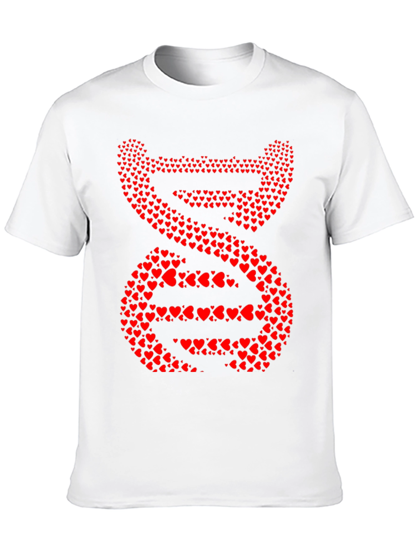 Heart DNA Graphic Tee - Mens Black T-Shirt