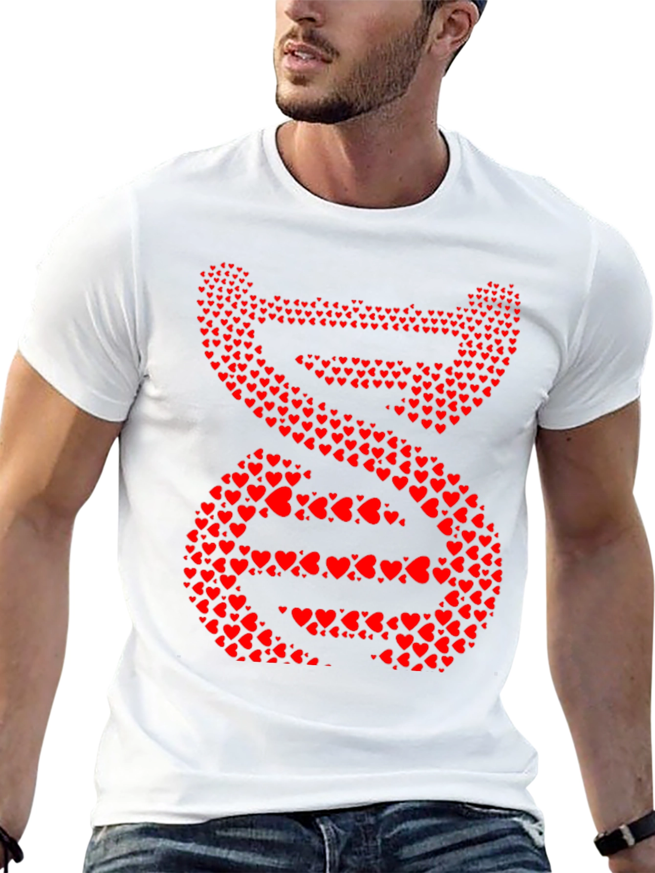 Heart DNA Graphic Tee - Mens Black T-Shirt