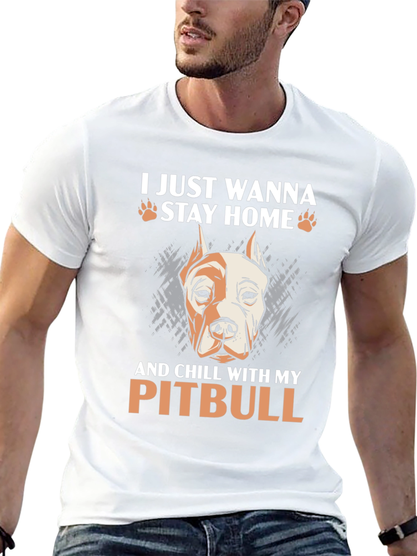 Chill With My Pitbull Graphic Tee