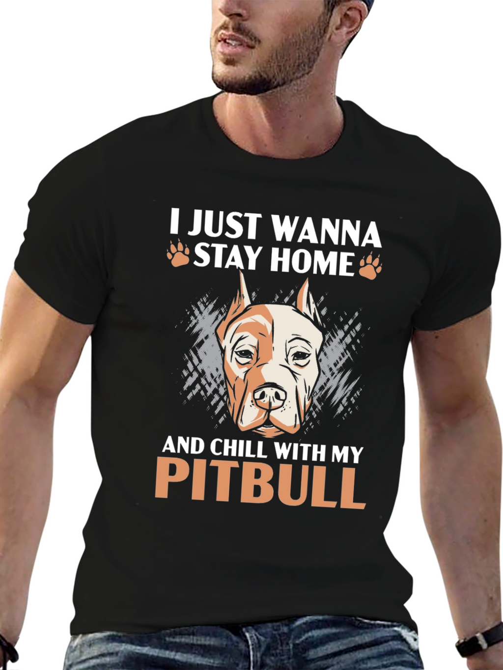 Chill With My Pitbull Graphic Tee