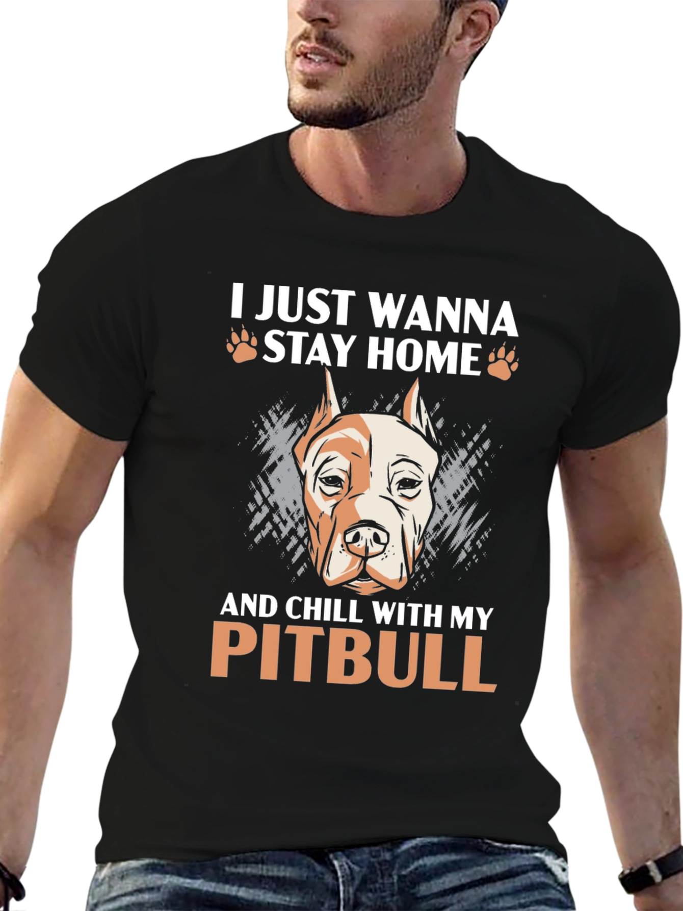 Chill With My Pitbull Graphic Tee