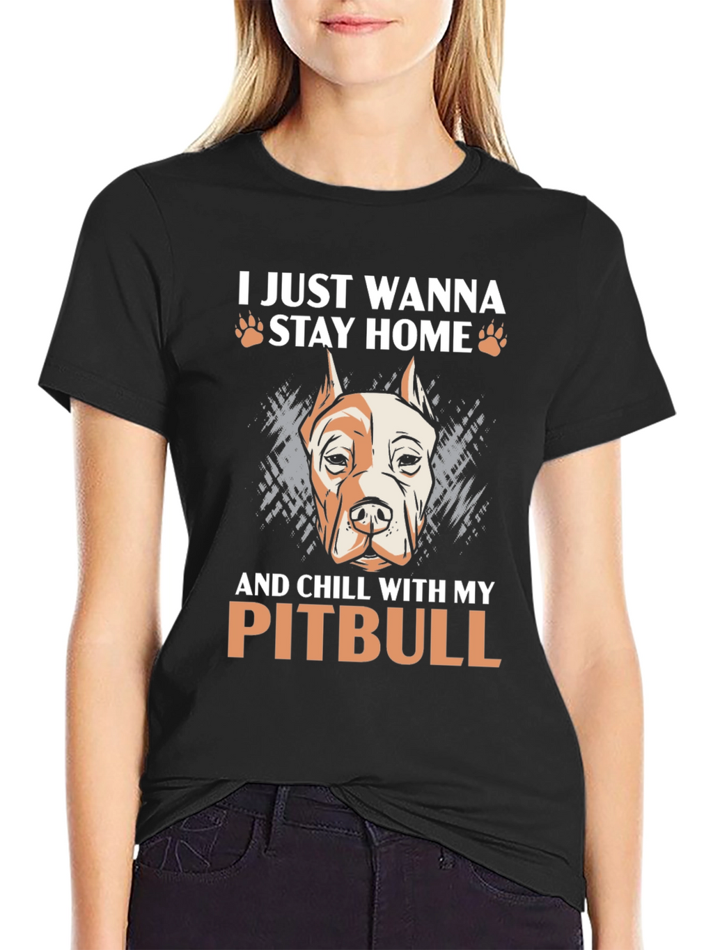 Chill With My Pitbull Graphic Tee