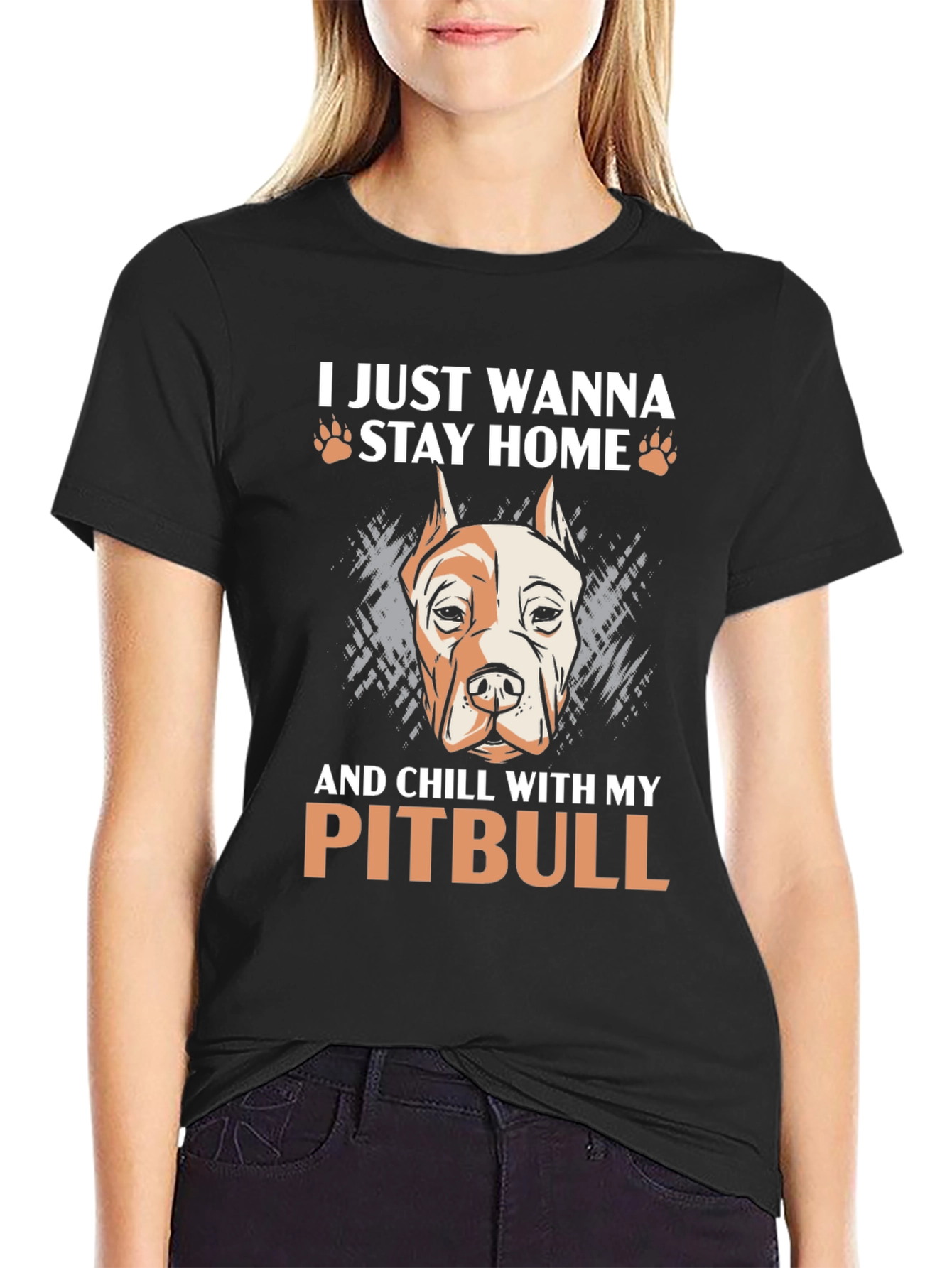 Chill With My Pitbull Graphic Tee
