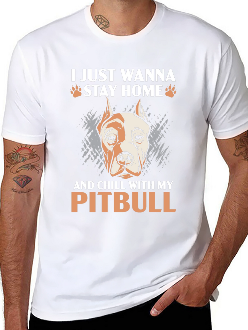 Chill With My Pitbull Graphic Tee