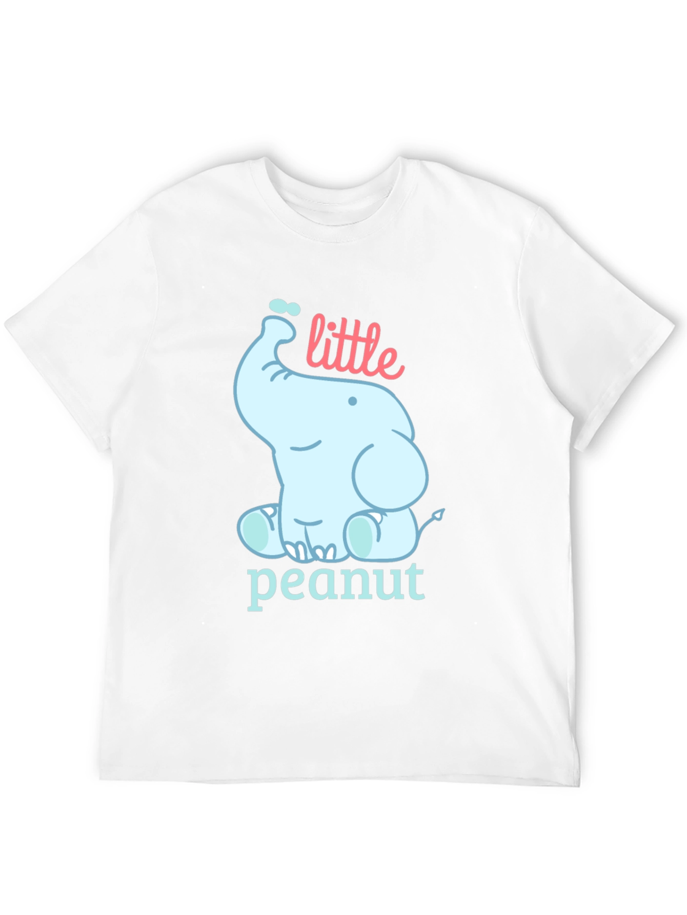 Cute Elephant Little Peanut Graphic Tee