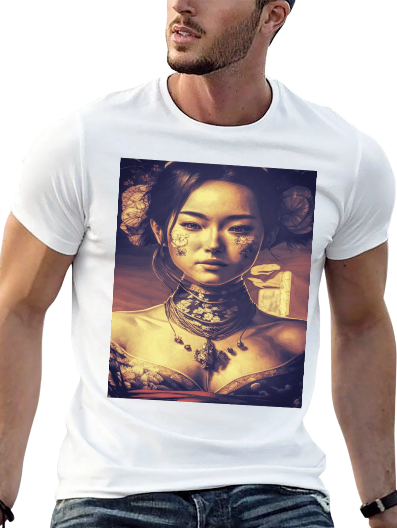 Asian Art Black T-Shirt