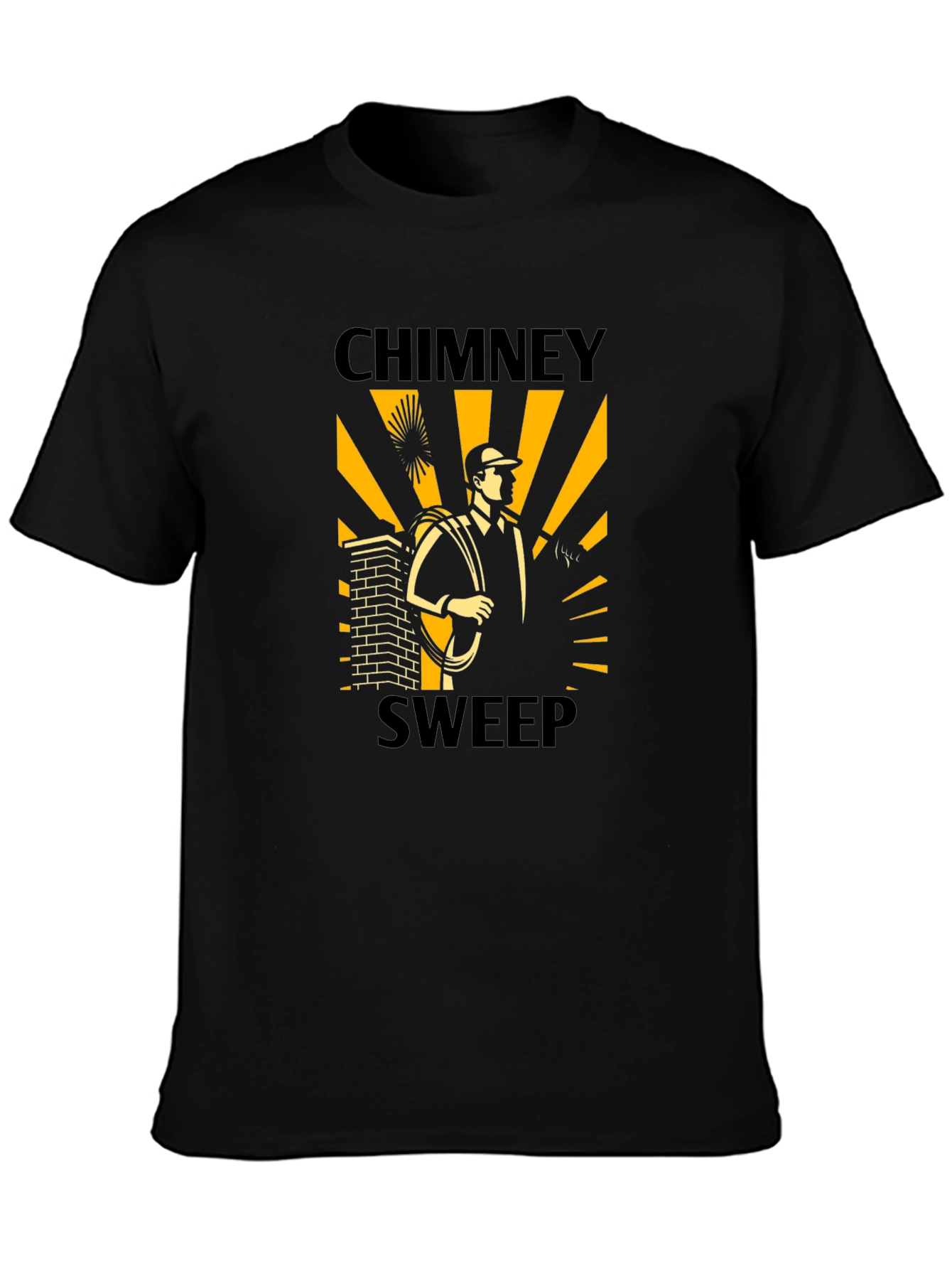 Chimney Sweep Graphic Tee - Black T-Shirt
