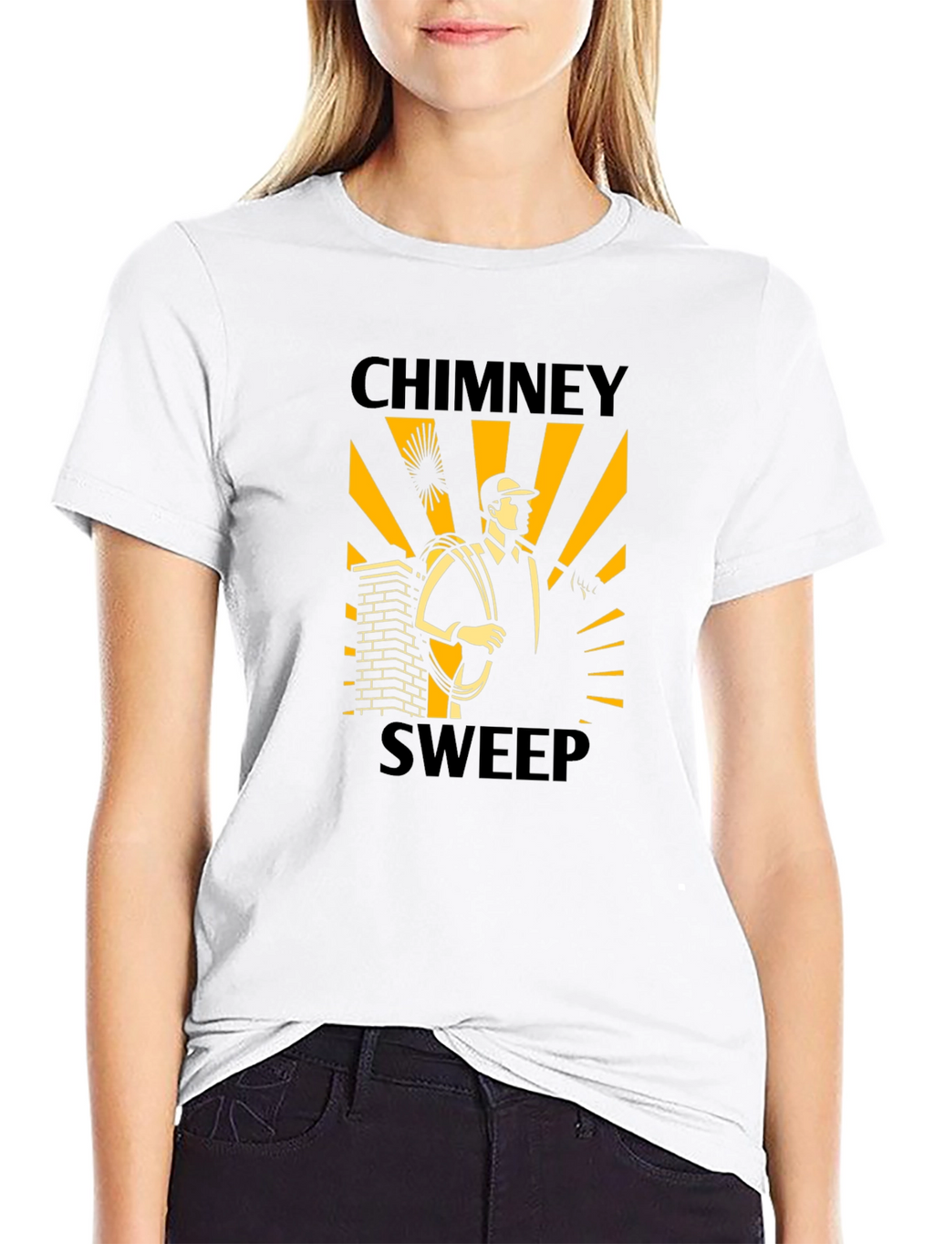 Chimney Sweep Graphic Tee - Black T-Shirt
