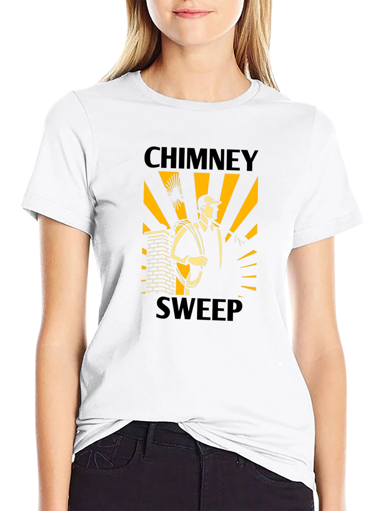 Chimney Sweep Graphic Tee - Black T-Shirt