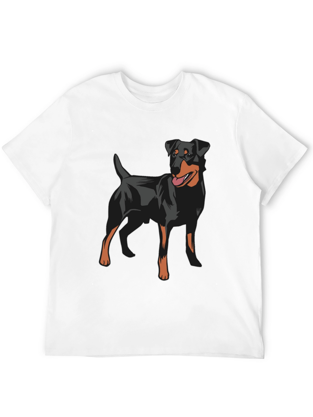 Dog Lovers Black T-Shirt - Jagdterrier Graphic Tee