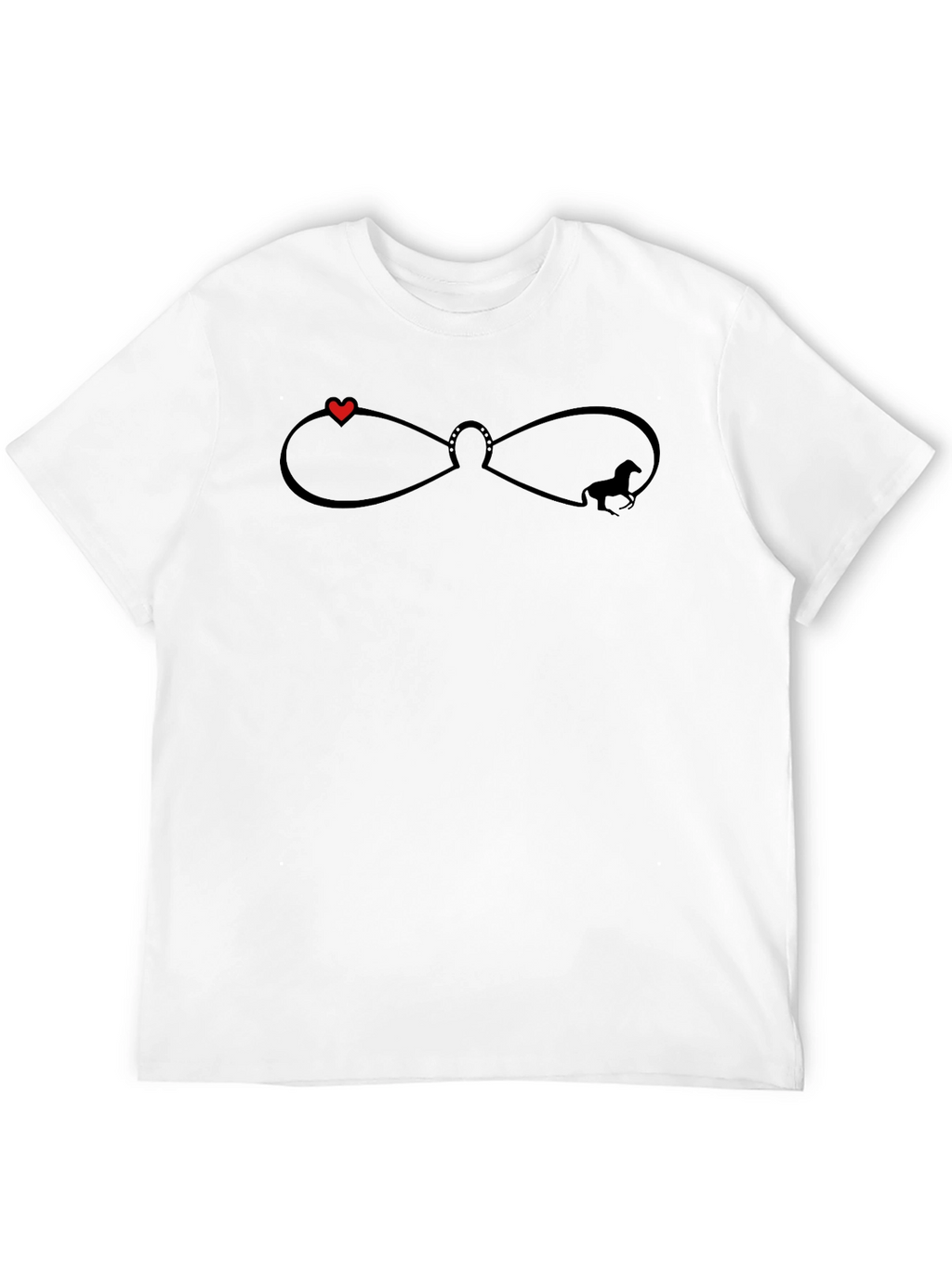 Equestrian Infinity Symbol T-Shirt