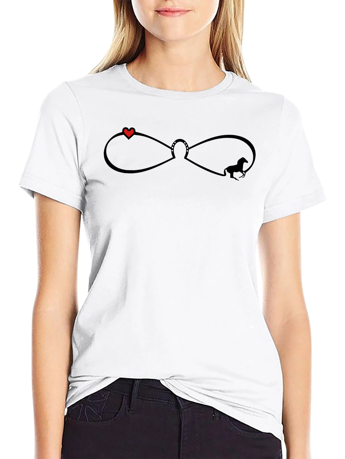 Equestrian Infinity Symbol T-Shirt