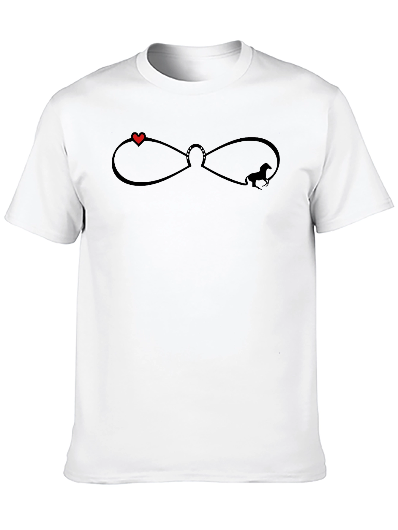 Equestrian Infinity Symbol T-Shirt