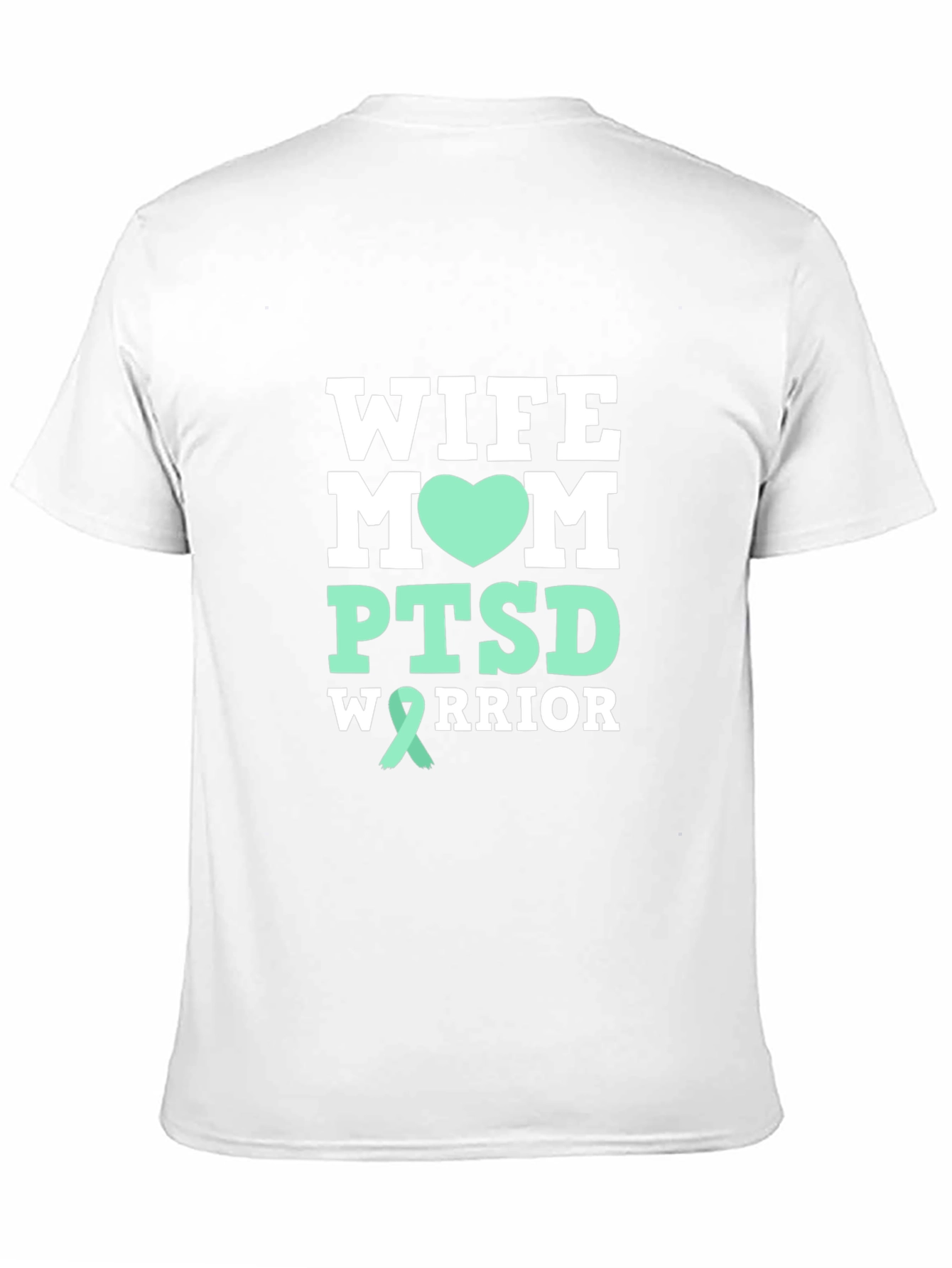 Wife Mom PTSD Warrior Graphic T-Shirt