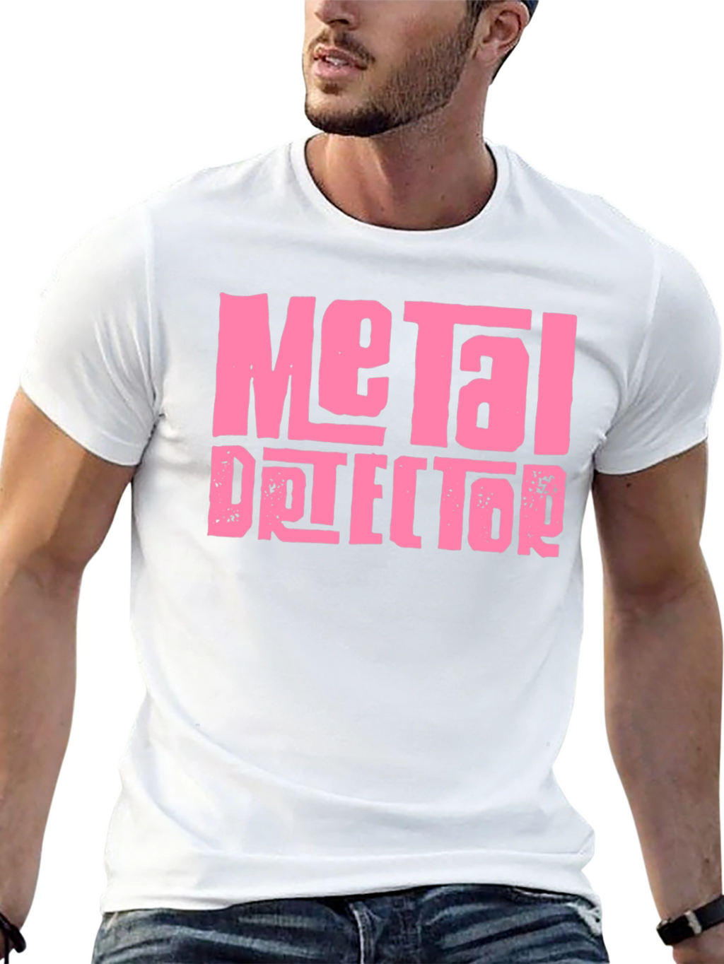 Metal Detector Graphic T-Shirt - Cool Hobby Tee