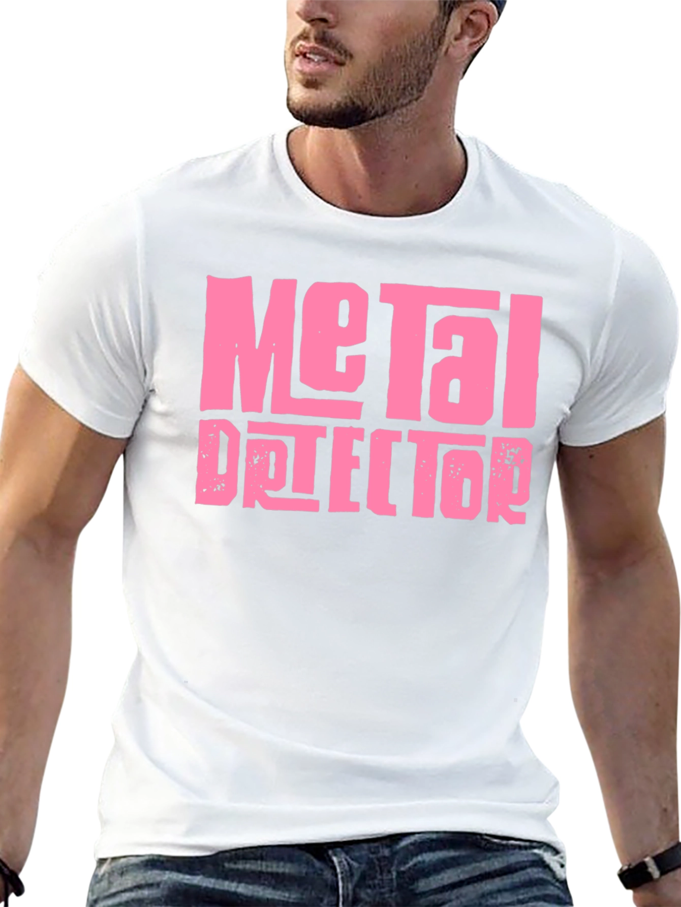 Metal Detector Graphic T-Shirt - Cool Hobby Tee