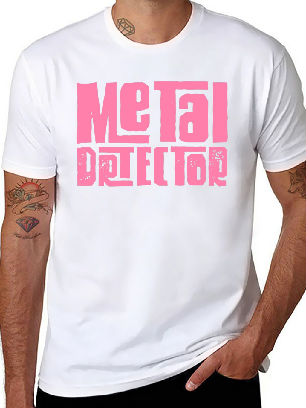 Metal Detector Graphic T-Shirt - Cool Hobby Tee