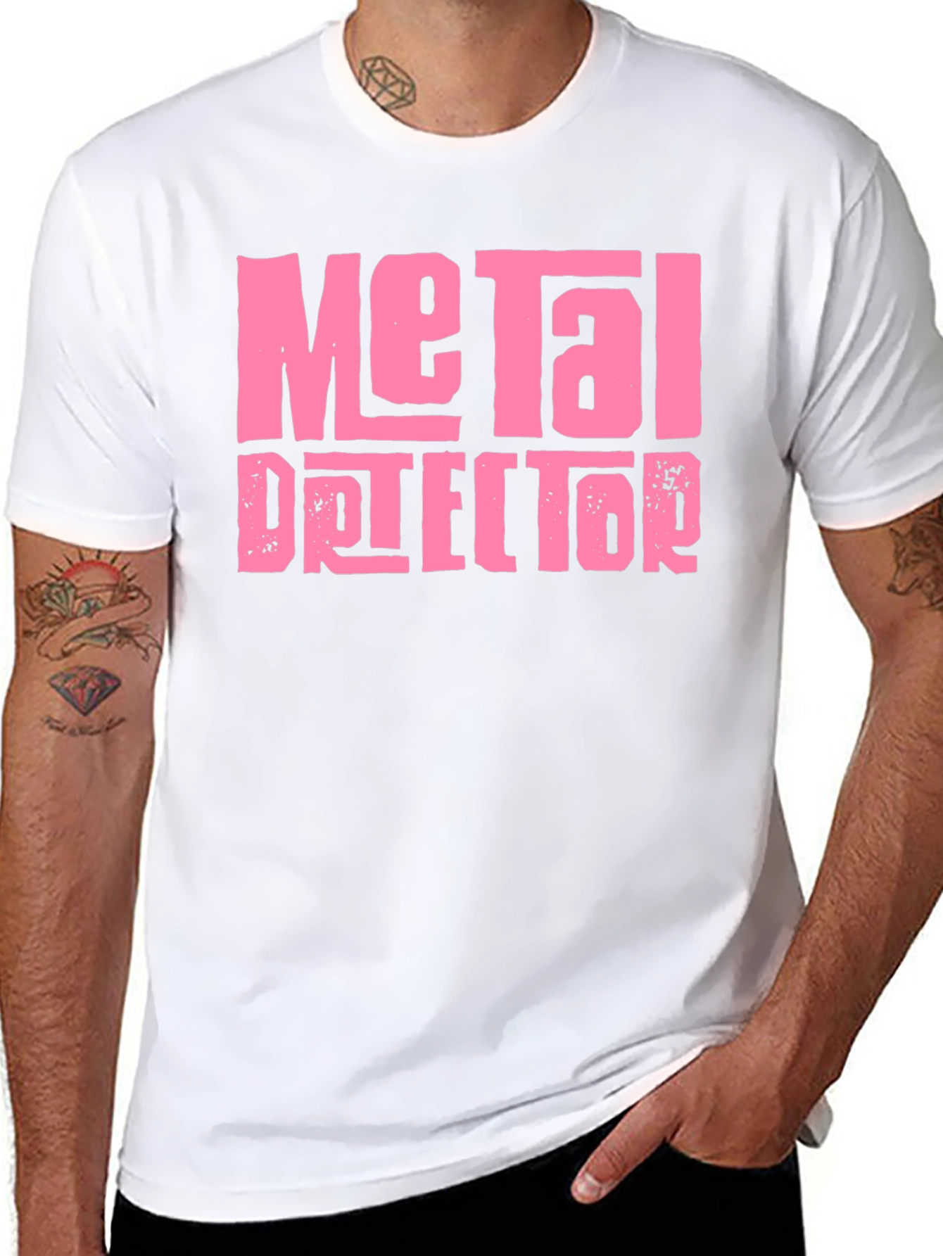 Metal Detector Graphic T-Shirt - Cool Hobby Tee
