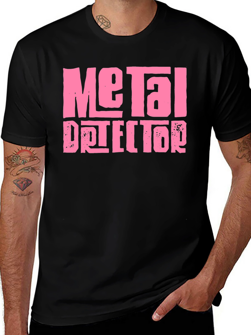 Metal Detector Graphic T-Shirt - Cool Hobby Tee