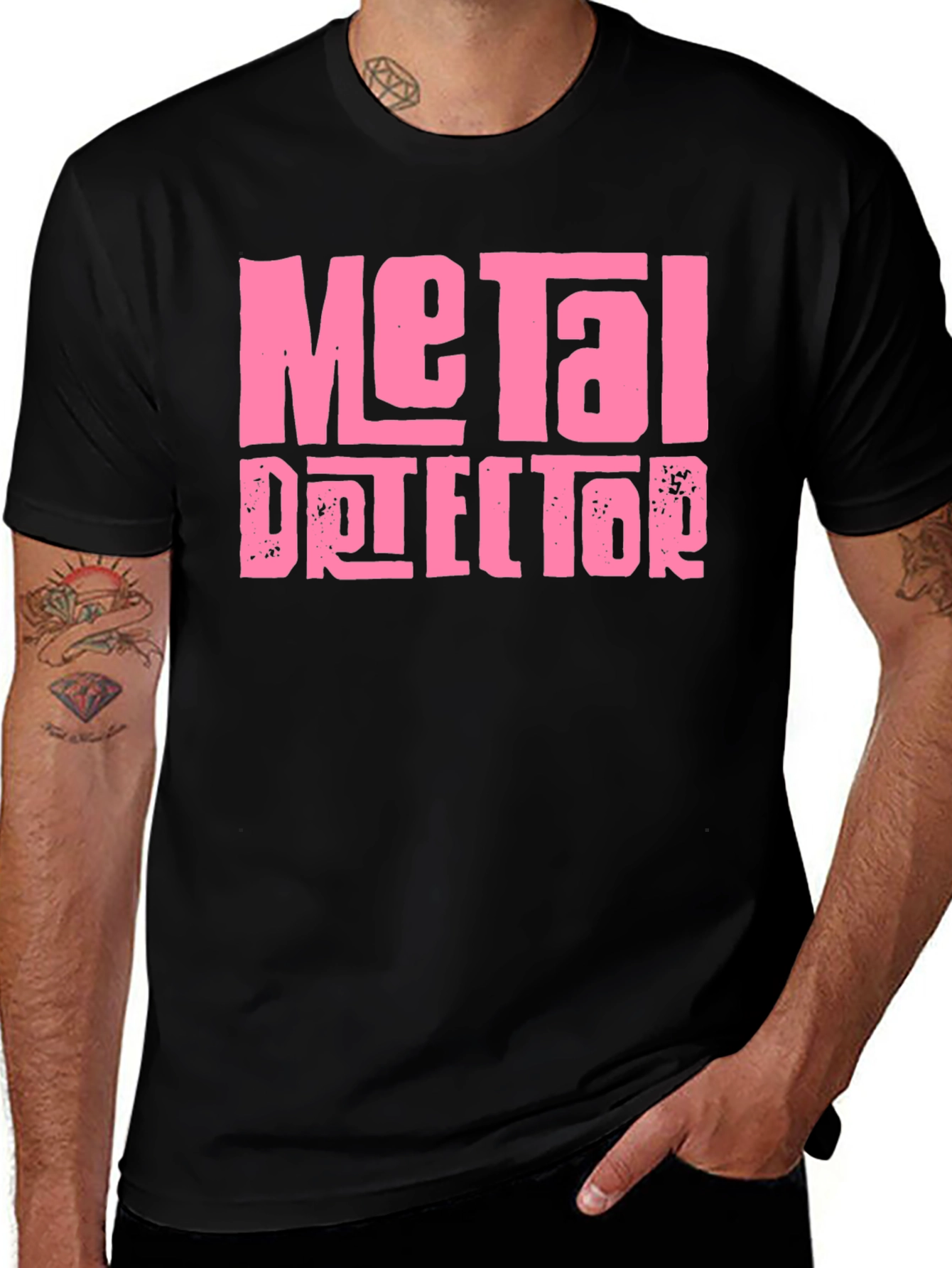Metal Detector Graphic T-Shirt - Cool Hobby Tee