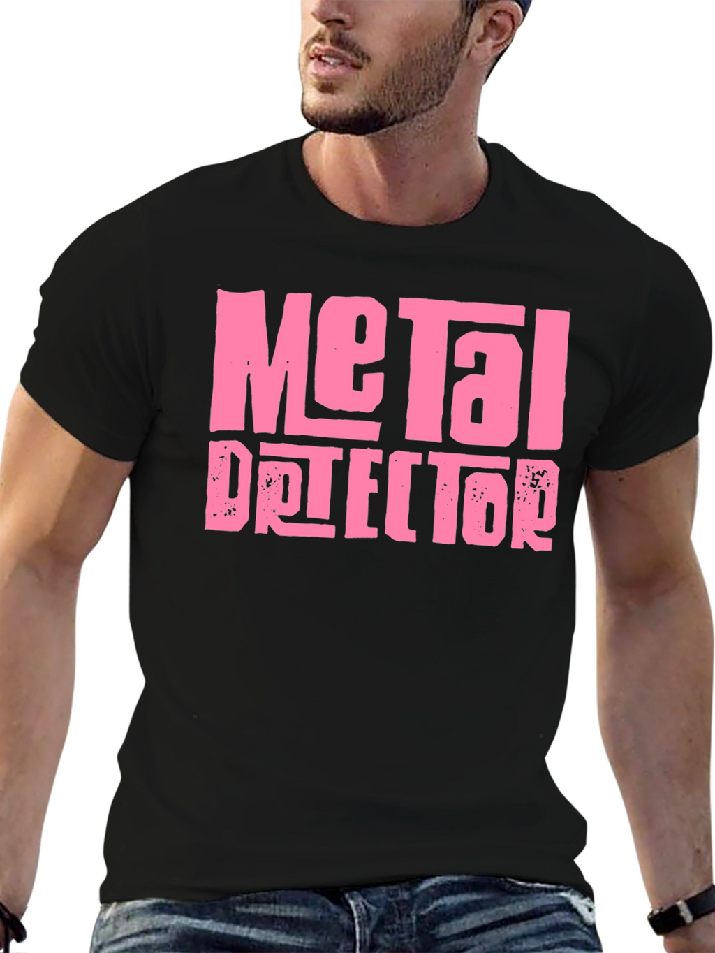 Metal Detector Graphic T-Shirt - Cool Hobby Tee