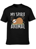My Spirit Animal Sloth Graphic Tee