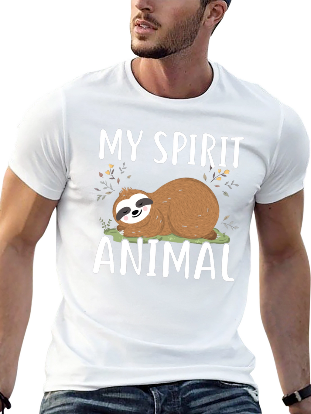 My Spirit Animal Sloth Graphic Tee