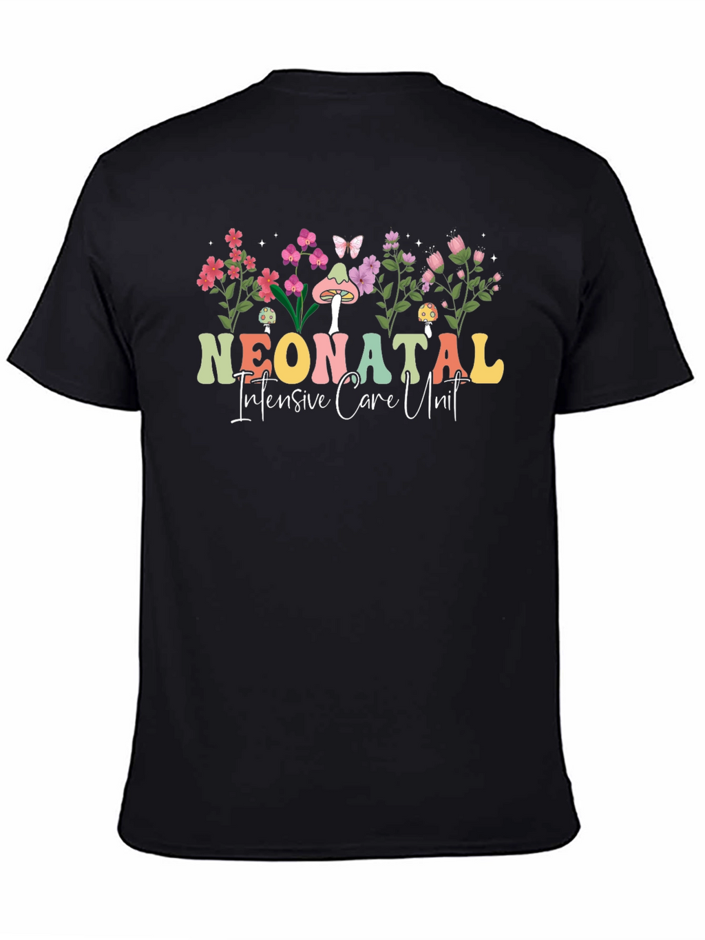 Neonatal Intensive Care Unit Floral T-Shirt