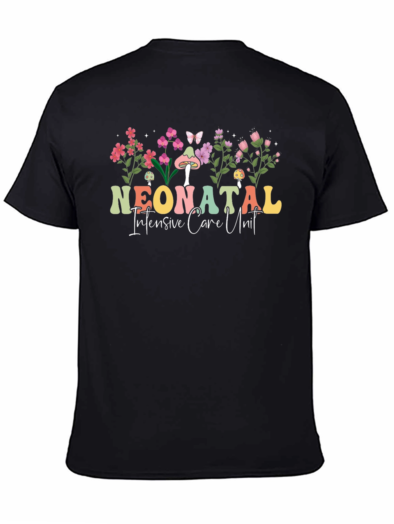 Neonatal Intensive Care Unit Floral T-Shirt