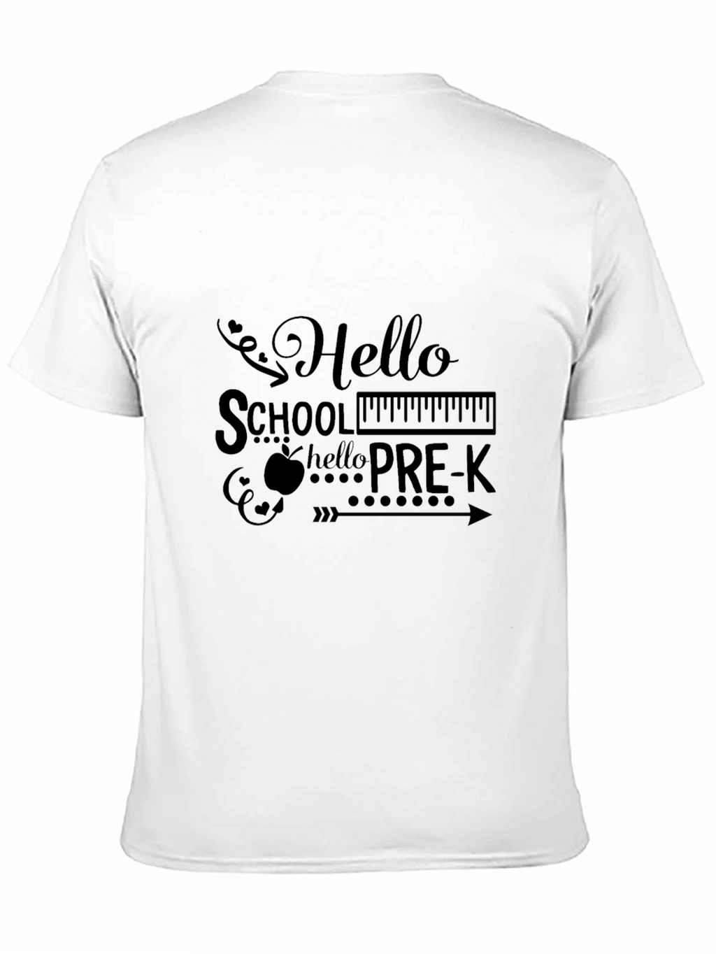 Hello Pre-K Graphic Tee - Back to School Shirt