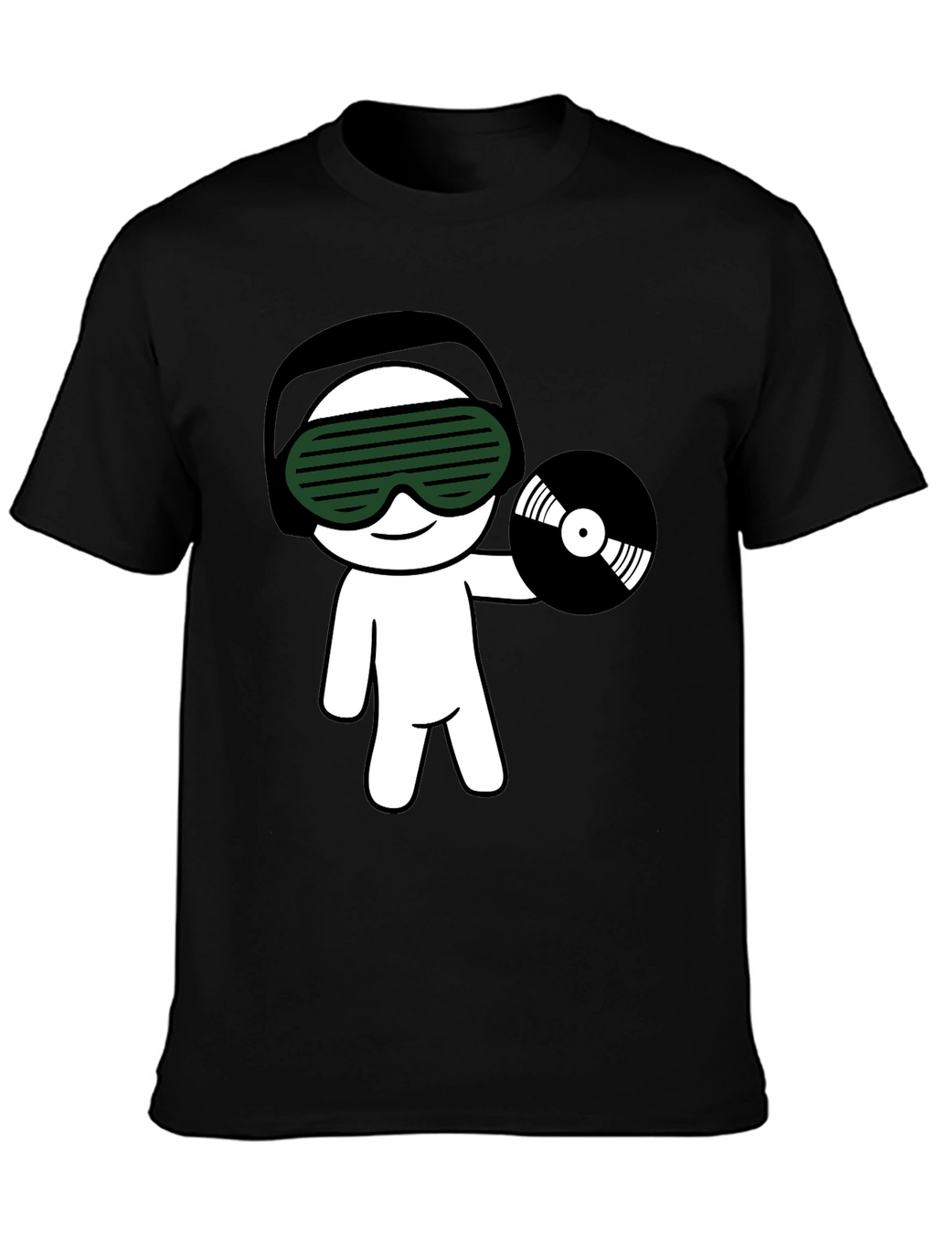 DJ Graphic Black T-Shirt