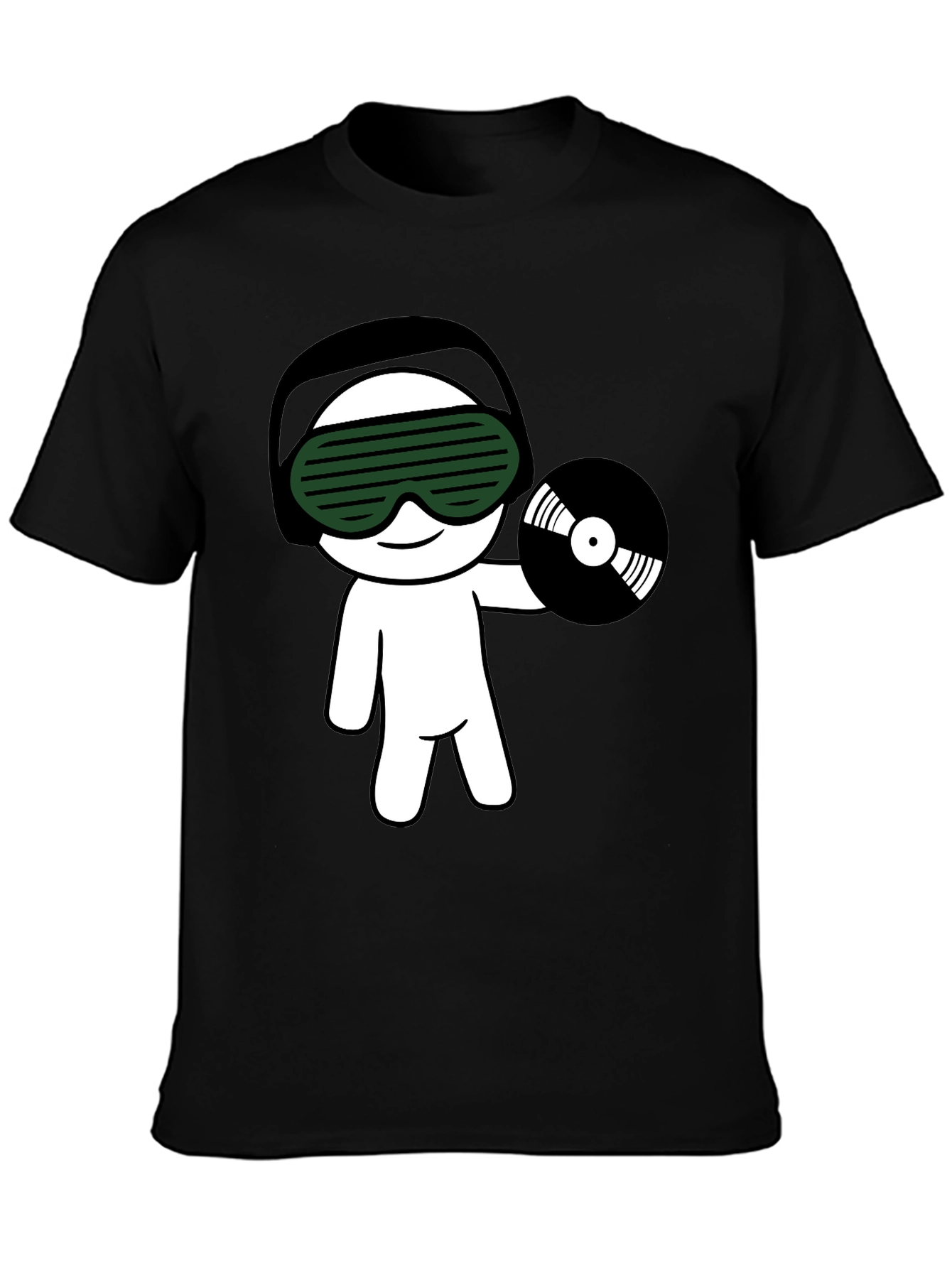 DJ Graphic Black T-Shirt