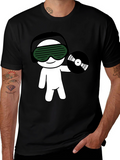 DJ Graphic Black T-Shirt
