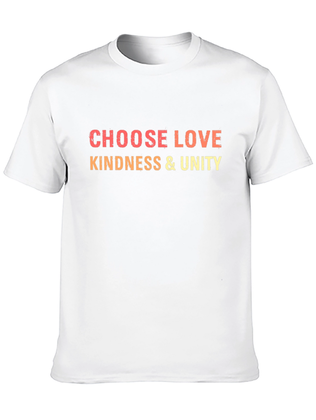 Choose Love Kindness & Unity Black T-Shirt
