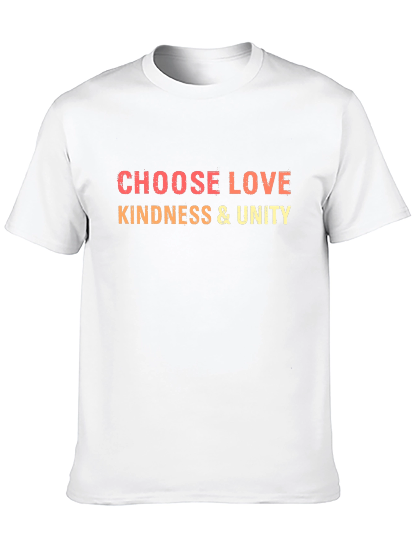 Choose Love Kindness & Unity Black T-Shirt