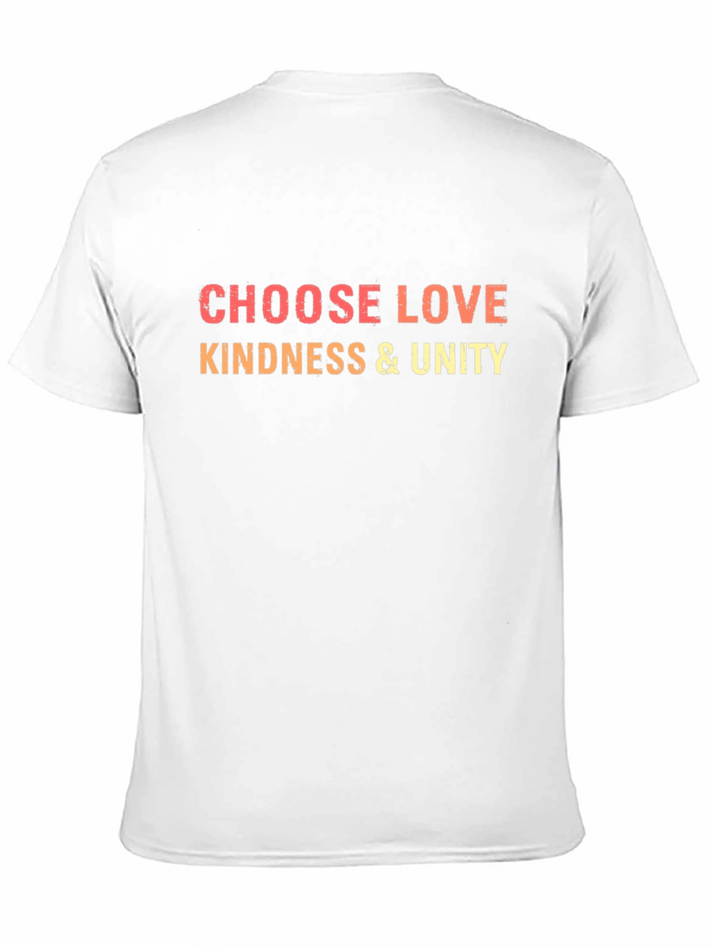 Choose Love Kindness & Unity Black T-Shirt