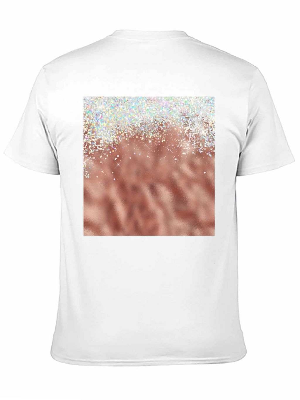 Rose Gold Sparkle Graphic Tee