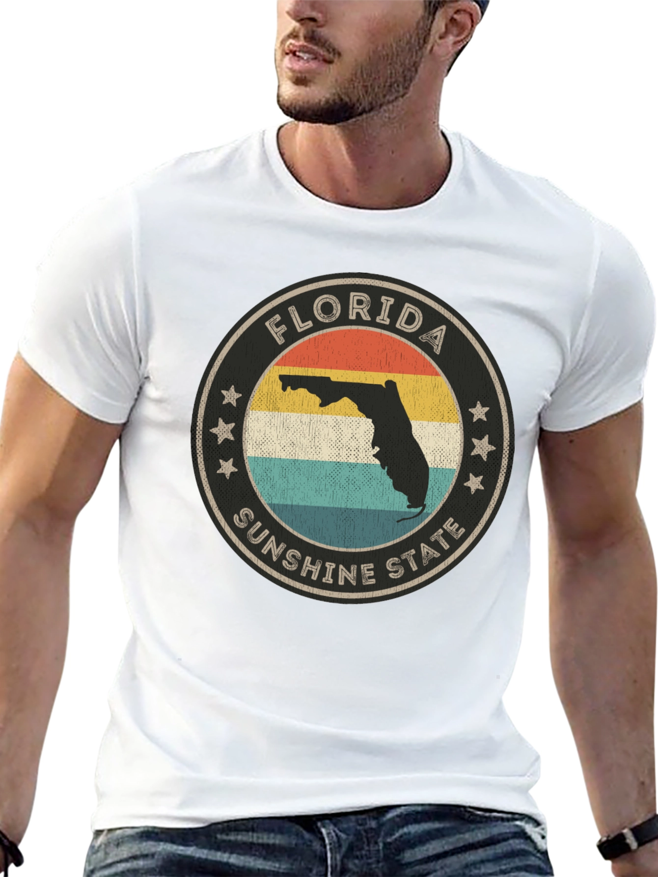 Florida Sunshine State Retro Graphic Tee