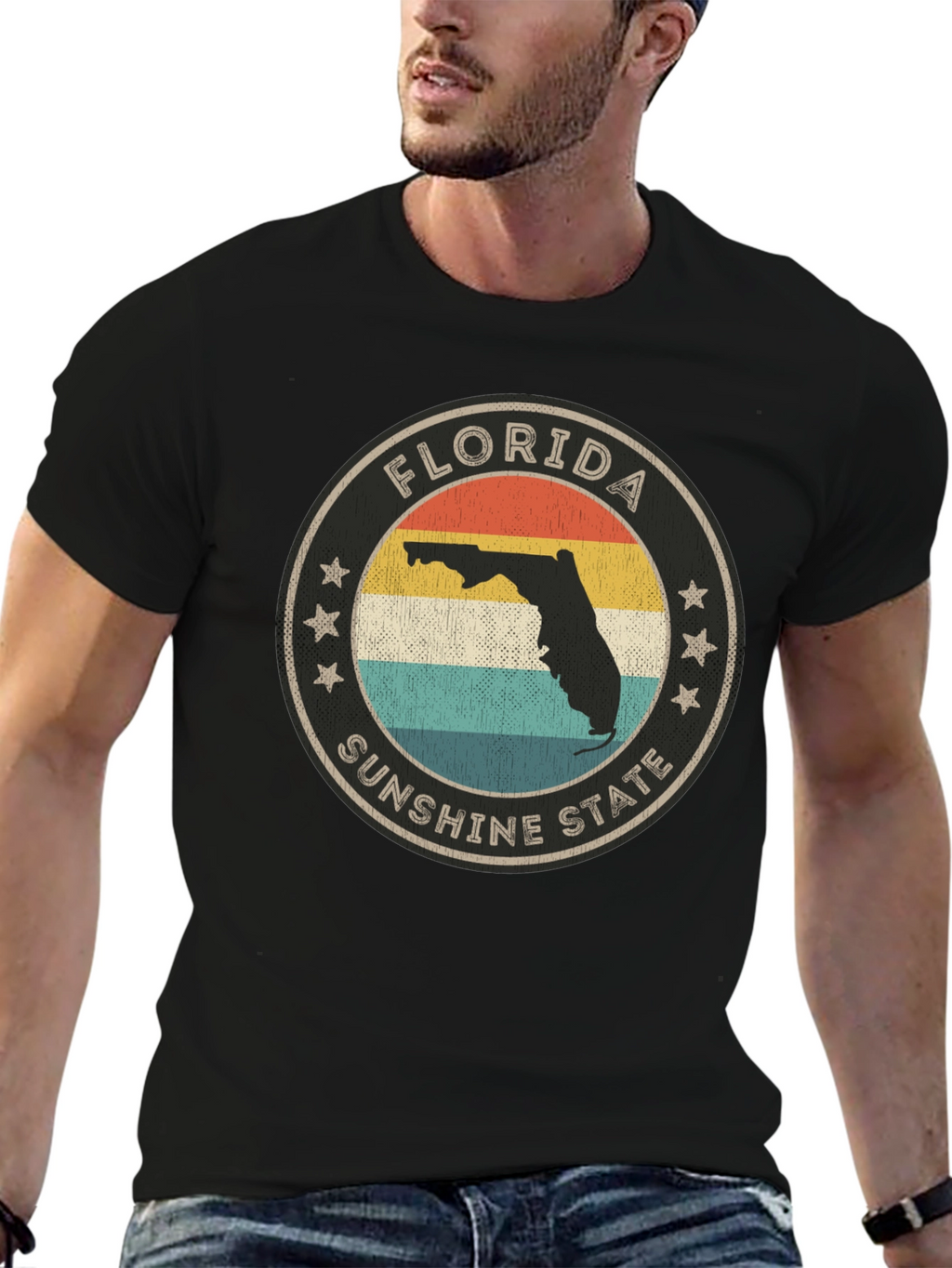 Florida Sunshine State Retro Graphic Tee