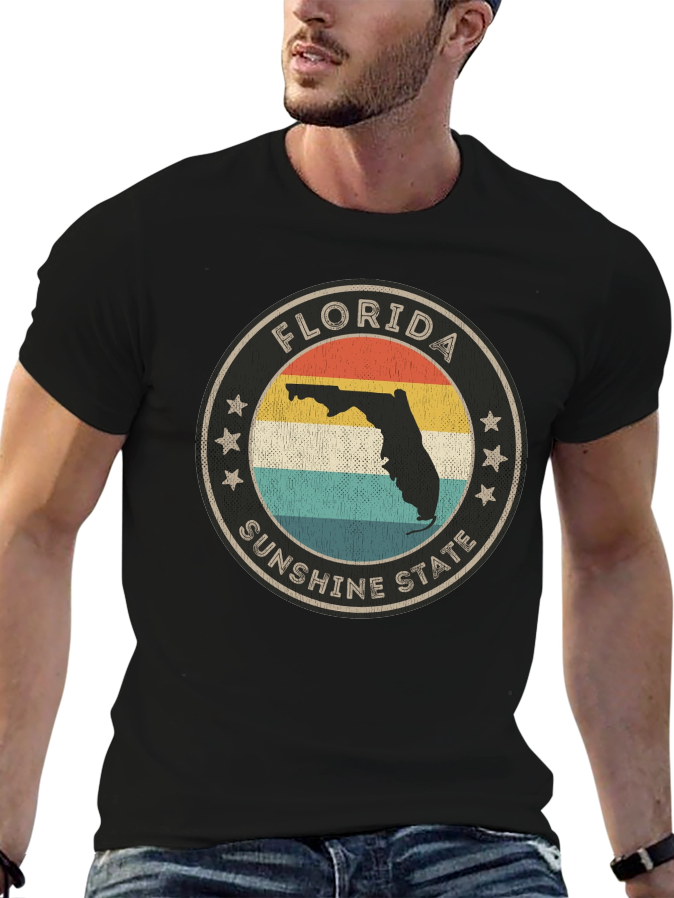 Florida Sunshine State Retro Graphic Tee