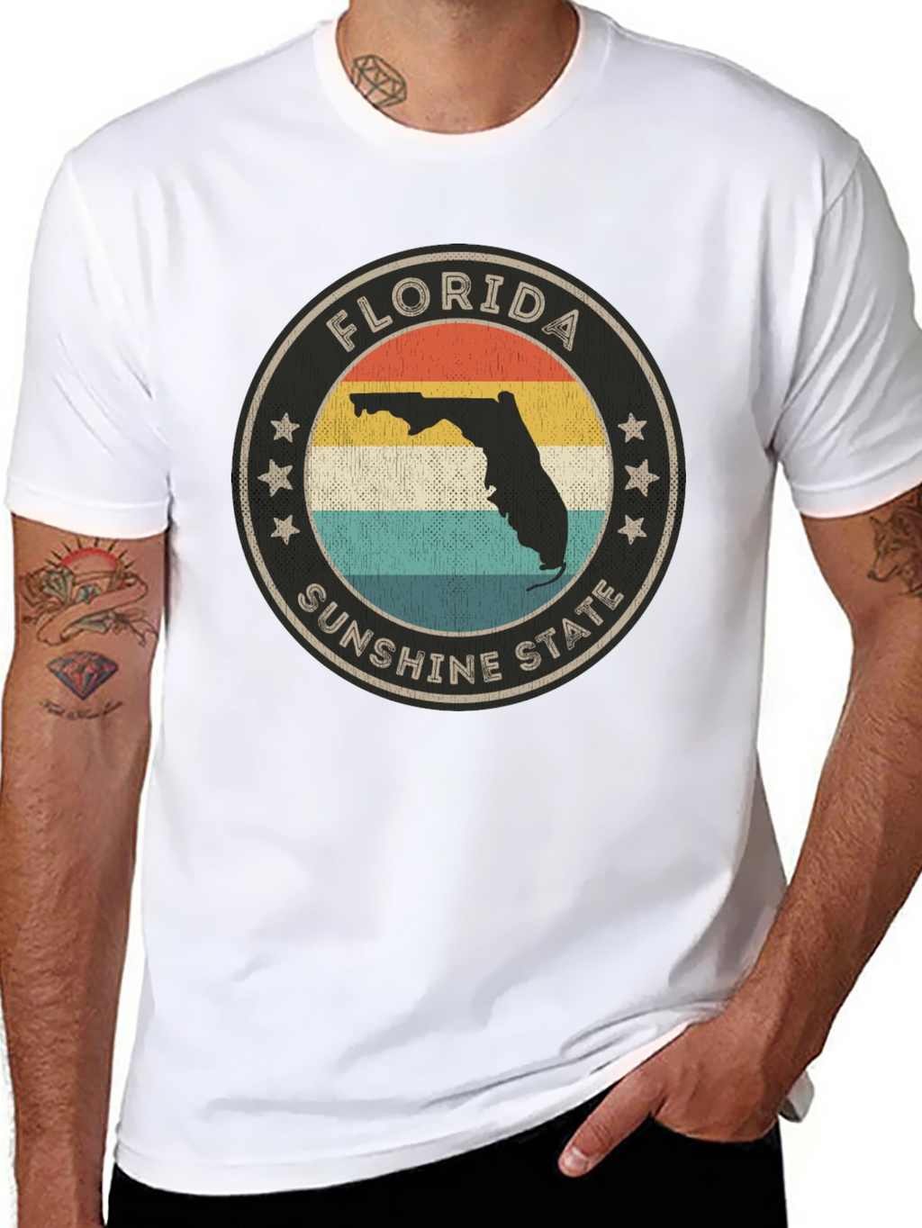 Florida Sunshine State Retro Graphic Tee