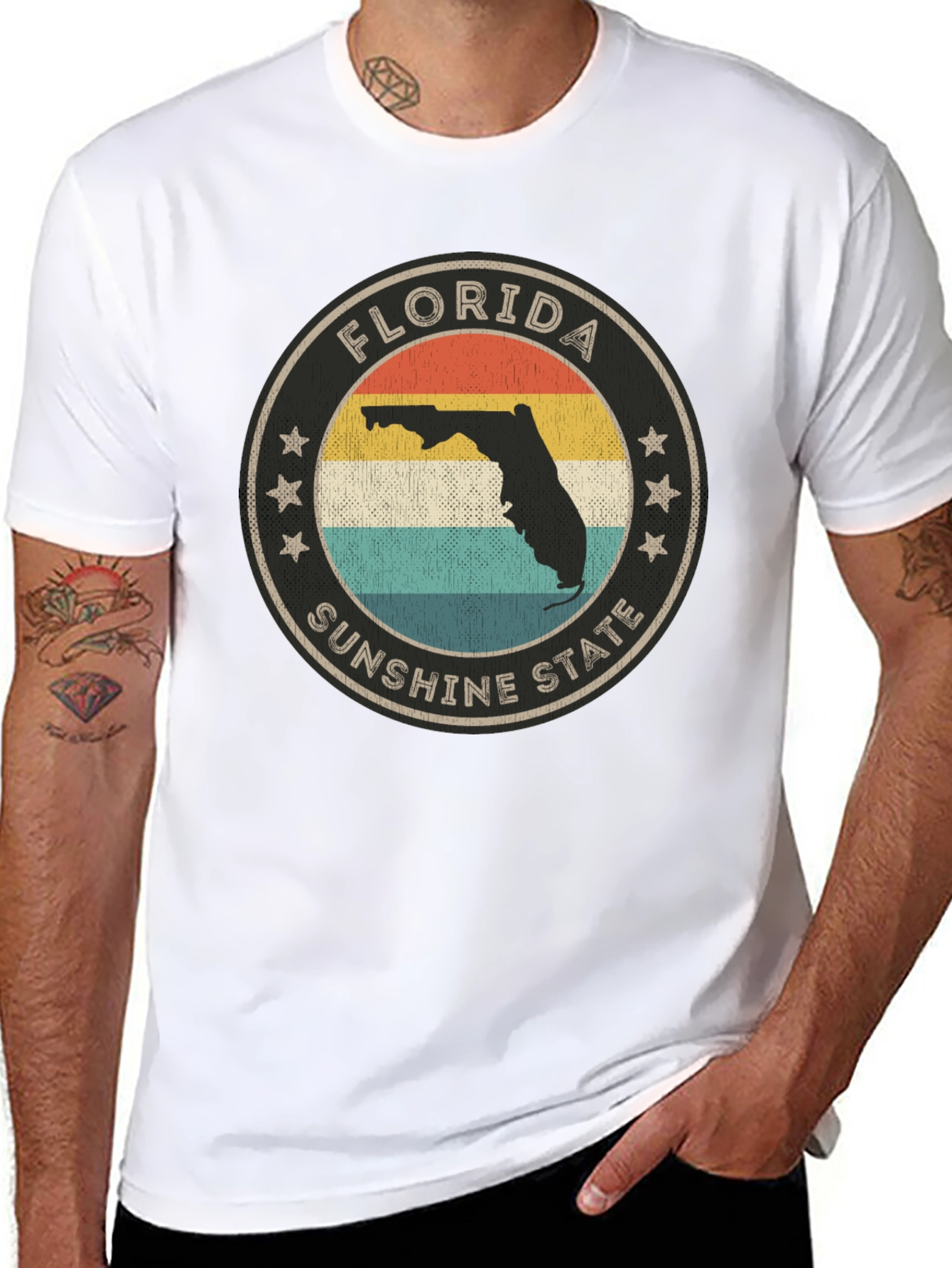 Florida Sunshine State Retro Graphic Tee
